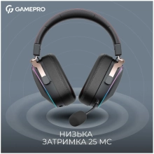 Купить Навушники GamePro Asgard Valkyria Wireless RGB Tri-Mod Black (HSW249) - фото 6