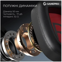 Купить Навушники GamePro Asgard Valkyria Wireless RGB Tri-Mod Black (HSW249) - фото 8