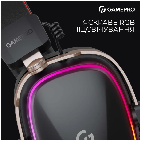Купить Навушники GamePro Asgard Valkyria Wireless RGB Tri-Mod Black (HSW249) - фото 12