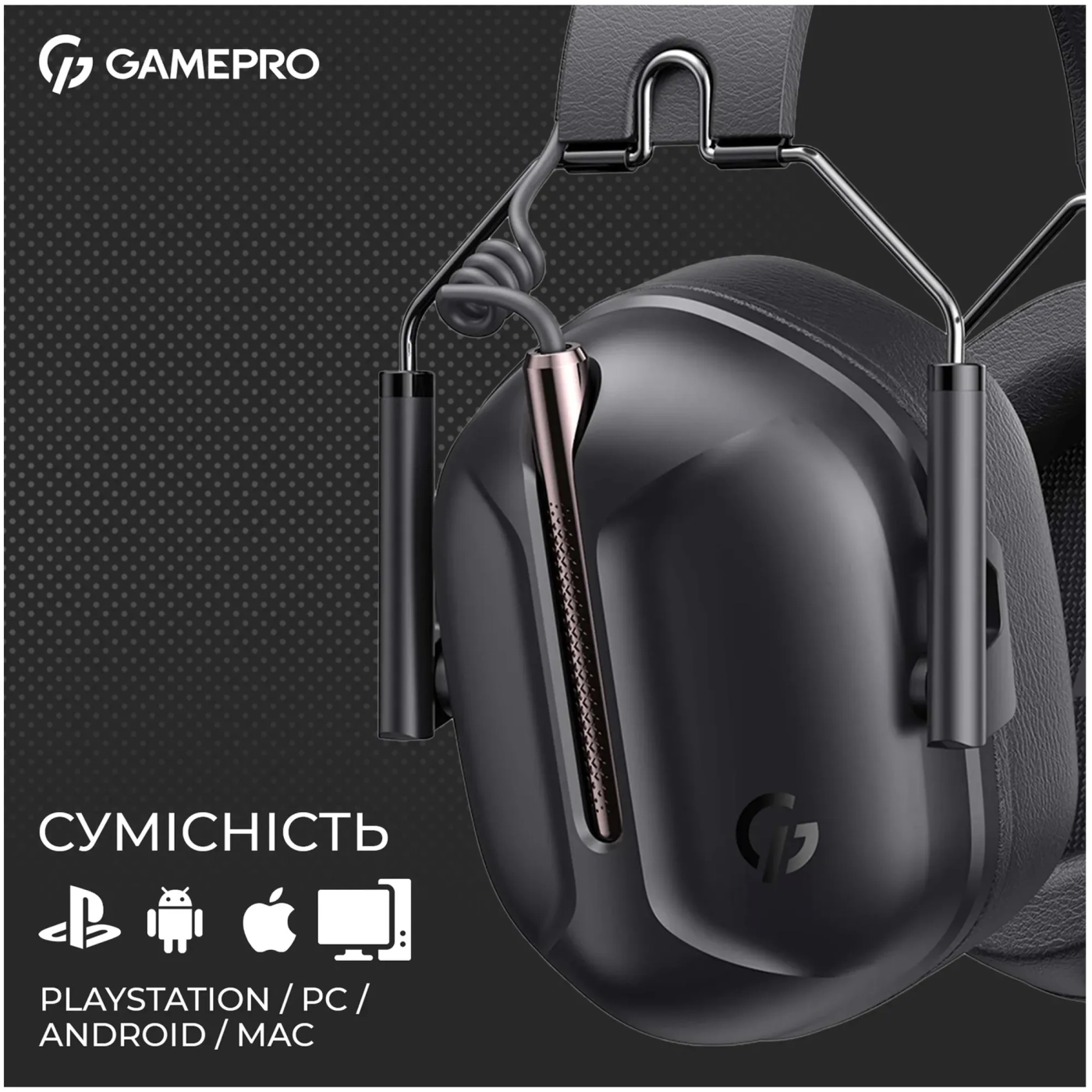 Купити Навушники GamePro Genesis Hunter Black (HS1350B) - фото 13