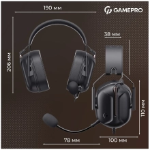 Купити Навушники GamePro Genesis Hunter Black (HS1350B) - фото 14