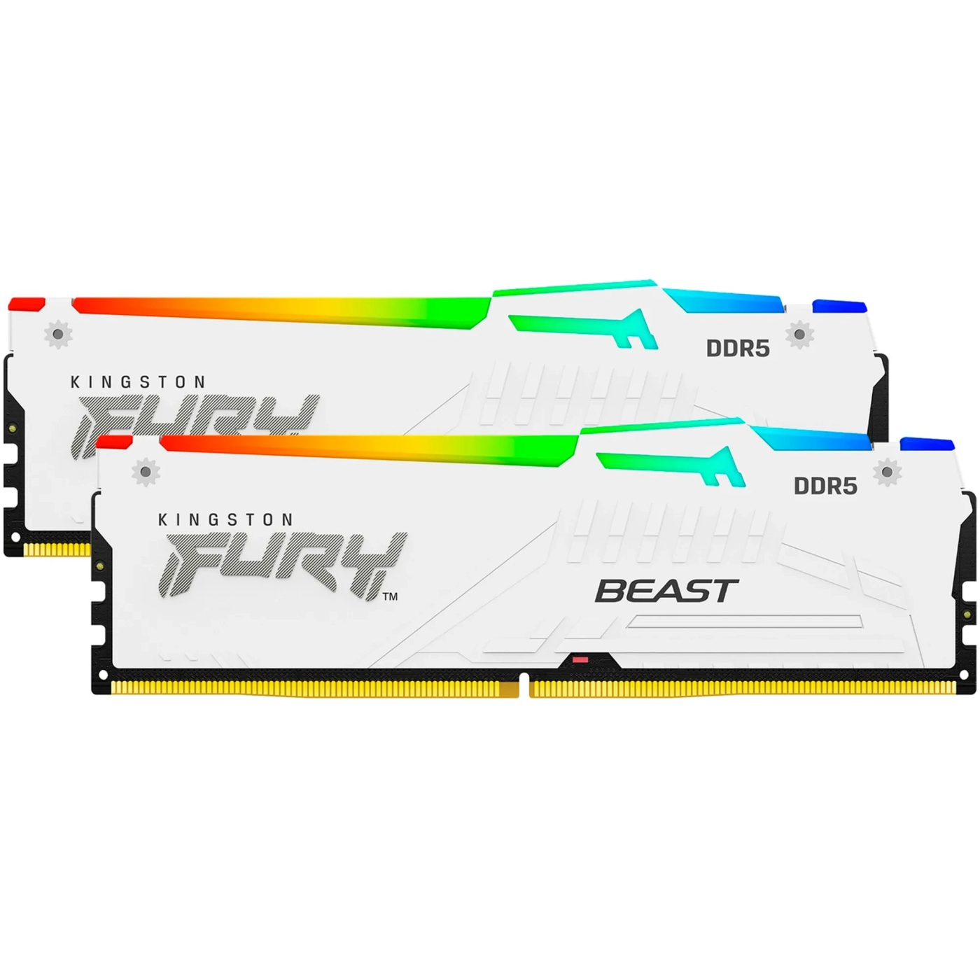 Купить Модуль памяти Kingston Kingston FURY Beast RGB EXPO White DDR5-6000 32GB (2x16GB) (KF560C36BWE2AK2-32) - фото 2