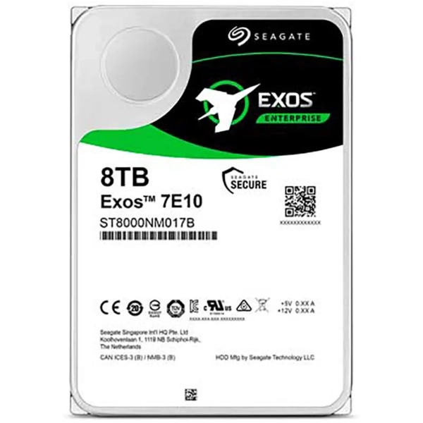 Купить Жесткий диск Seagate Exos 7E10 8TB (ST8000NM017B) - фото 1