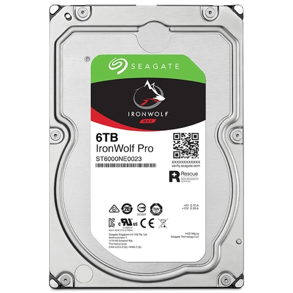Купить Жесткий диск Seagate IronWolf Pro 6TB (ST6000NT001) - фото 1