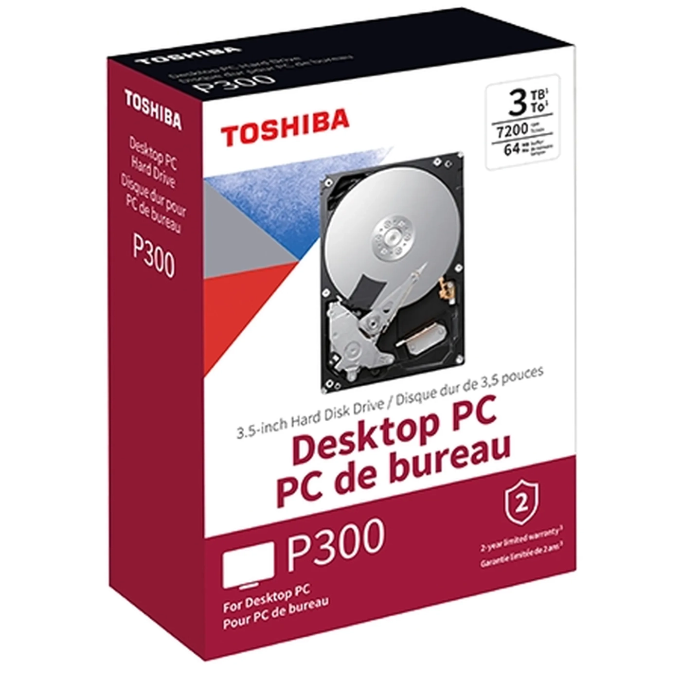 Купить Жесткий диск Toshiba P300 2TB (HDWD320UZSVA) - фото 5