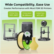 Купити Ultra PLA Filament (пластик) для 3D принтера Creality Soleyin 1кг, 1.75мм, ананасово-жовтий (3301010506) - фото 7