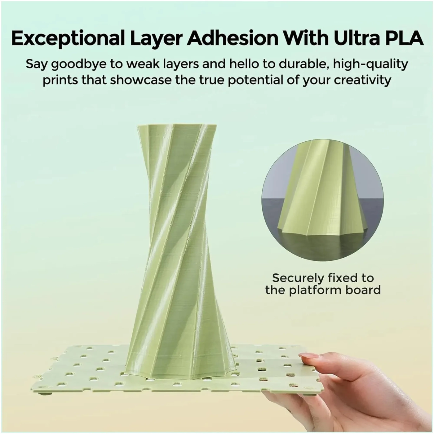 Купить Ultra PLA Filament (пластик) для 3D принтера Creality Soleyin 1кг, 1.75мм, миндально-фиолетовый (3301010507) - фото 6