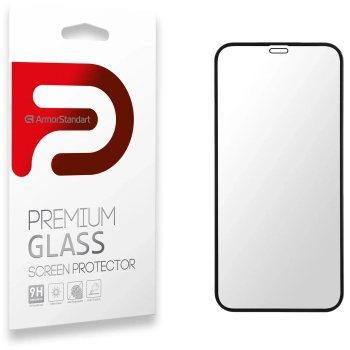Купити Захисне скло Armorstandart Full Glue для iPhone 12 Pro Max Black (ARM57550) - фото 1