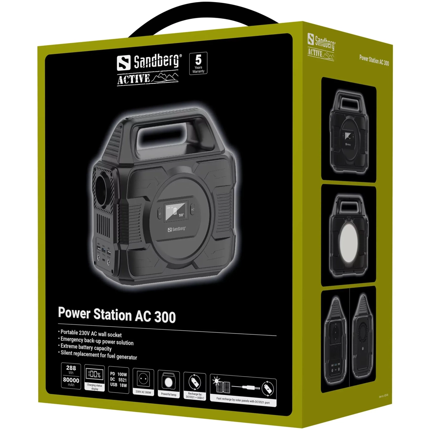 Купить Зарядная станция Sandberg AC 300 300W 288Wh (420-84) - фото 7