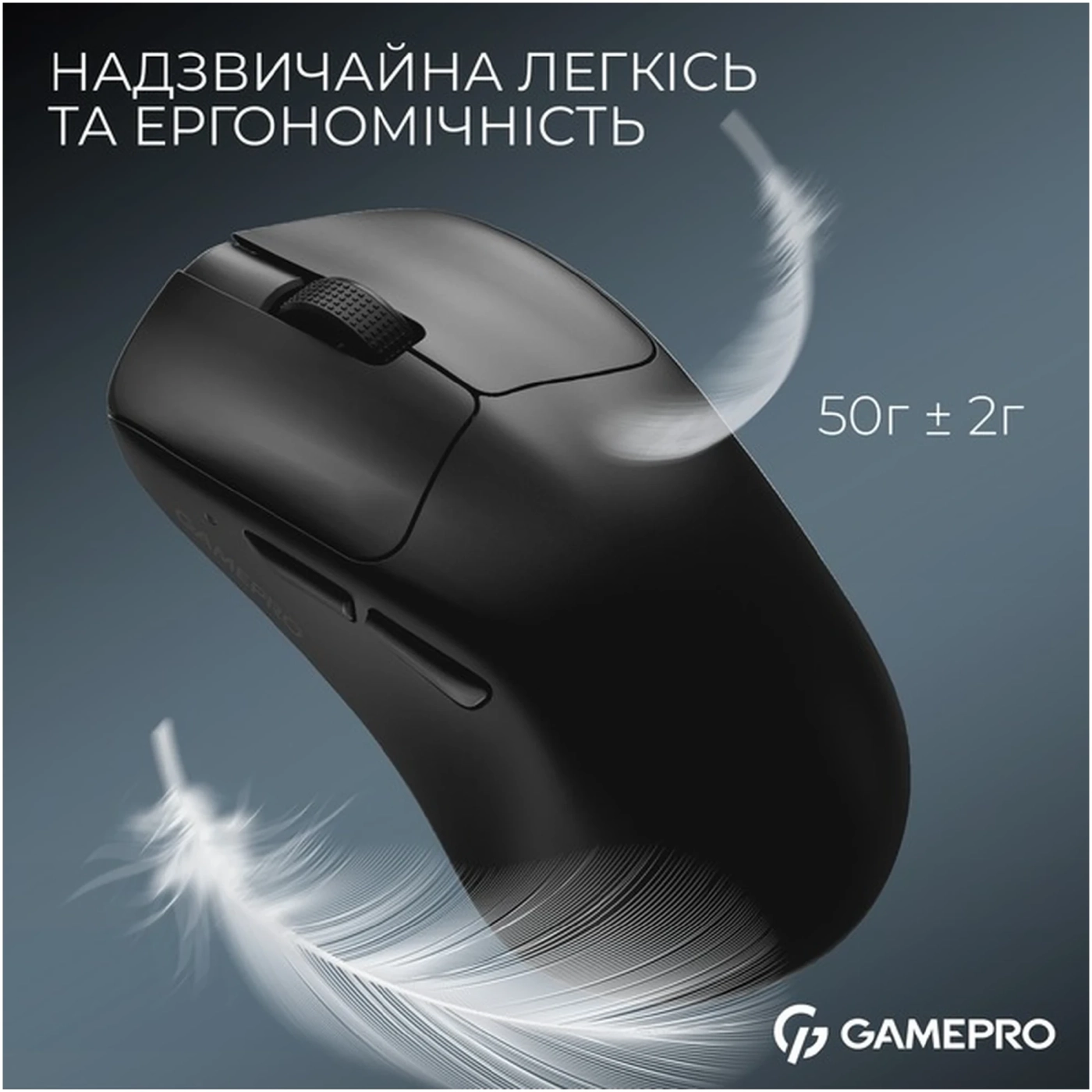 Купить Мышь GamePro Asgard Surt Wireless/Bluetooth/USB-C Black (GM017B) - фото 6