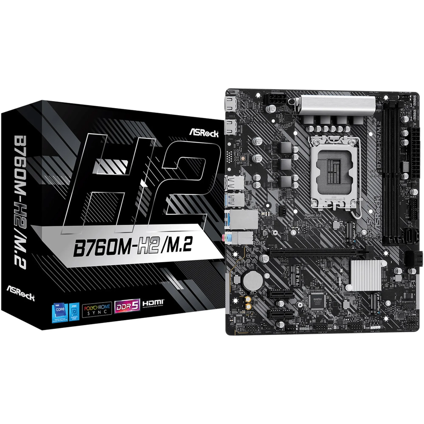 Купити Материнська плата Asus B760M-H2/M.2 - фото 2