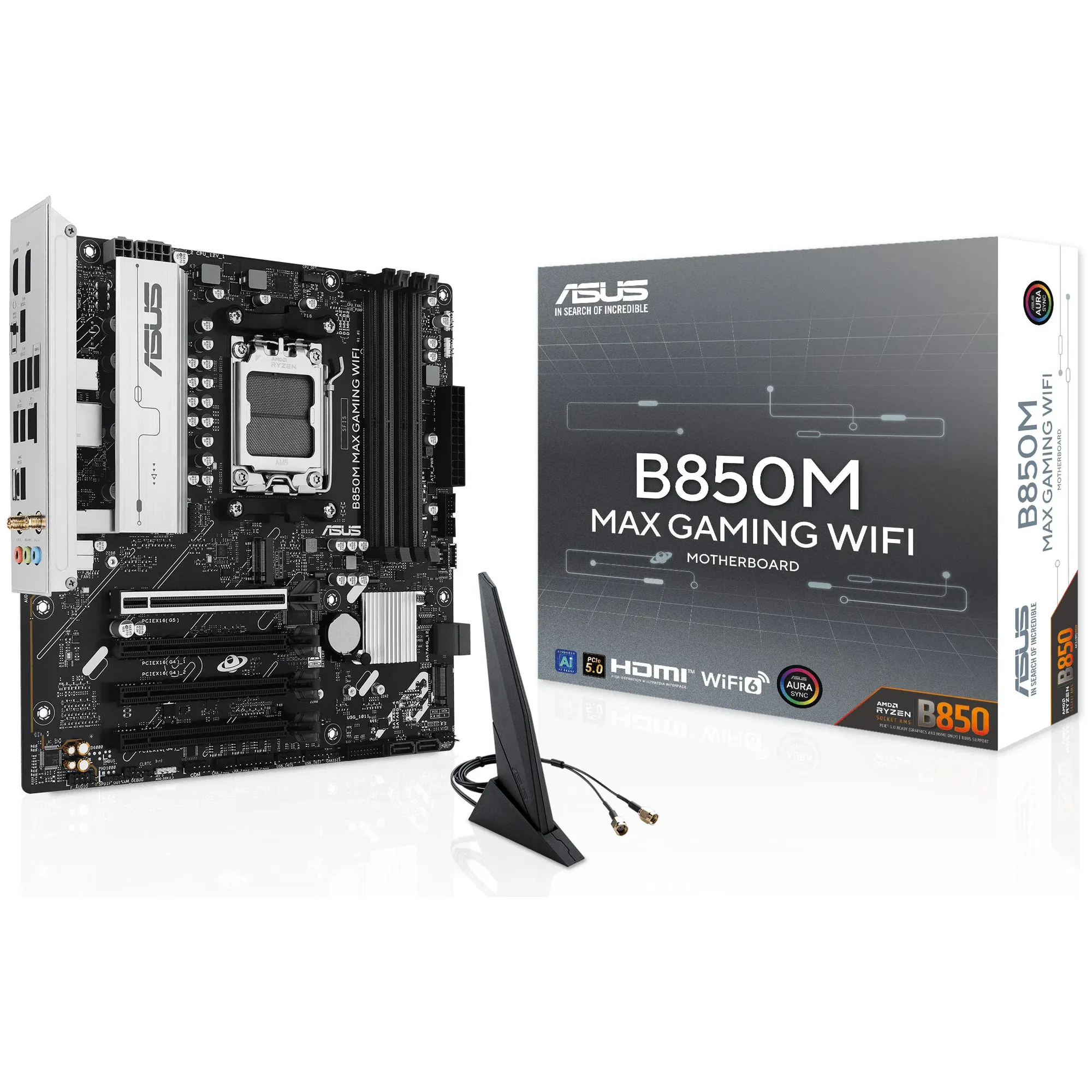 Купити Материнська плата Asus B850M Max Gaming WiFi - фото 1