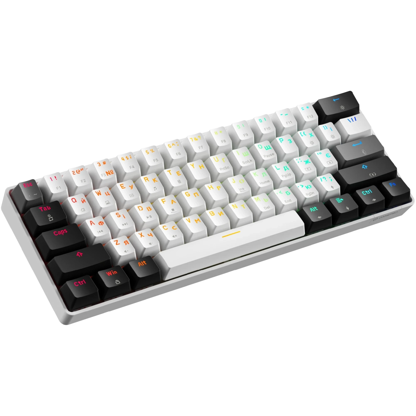 Купити Клавіатура GamePro Genesis Infinity Outemu Swith RGB USB-C (MK130BW) - фото 2