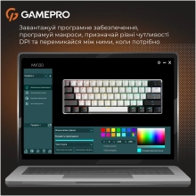 Купити Клавіатура GamePro Genesis Infinity Outemu Swith RGB USB-C (MK130BW) - фото 5
