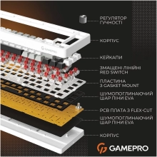Купити Клавіатура GamePro Genesis Silverlight USB-C (MK116) - фото 7
