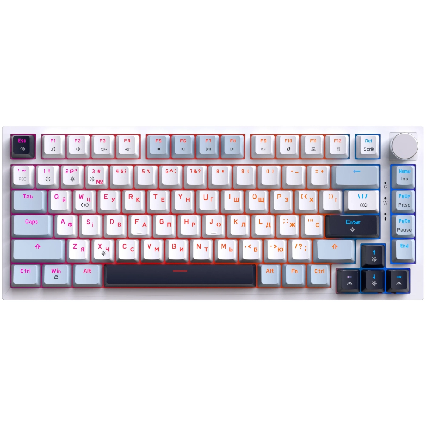 Купить Клавиатура GamePro Genesis Warden Outemu Swith RGB USB-C (MK160BL) - фото 3