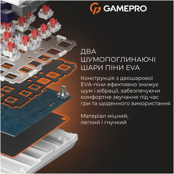 Купить Клавиатура GamePro Genesis Warden Outemu Swith RGB USB-C (MK160P) - фото 11