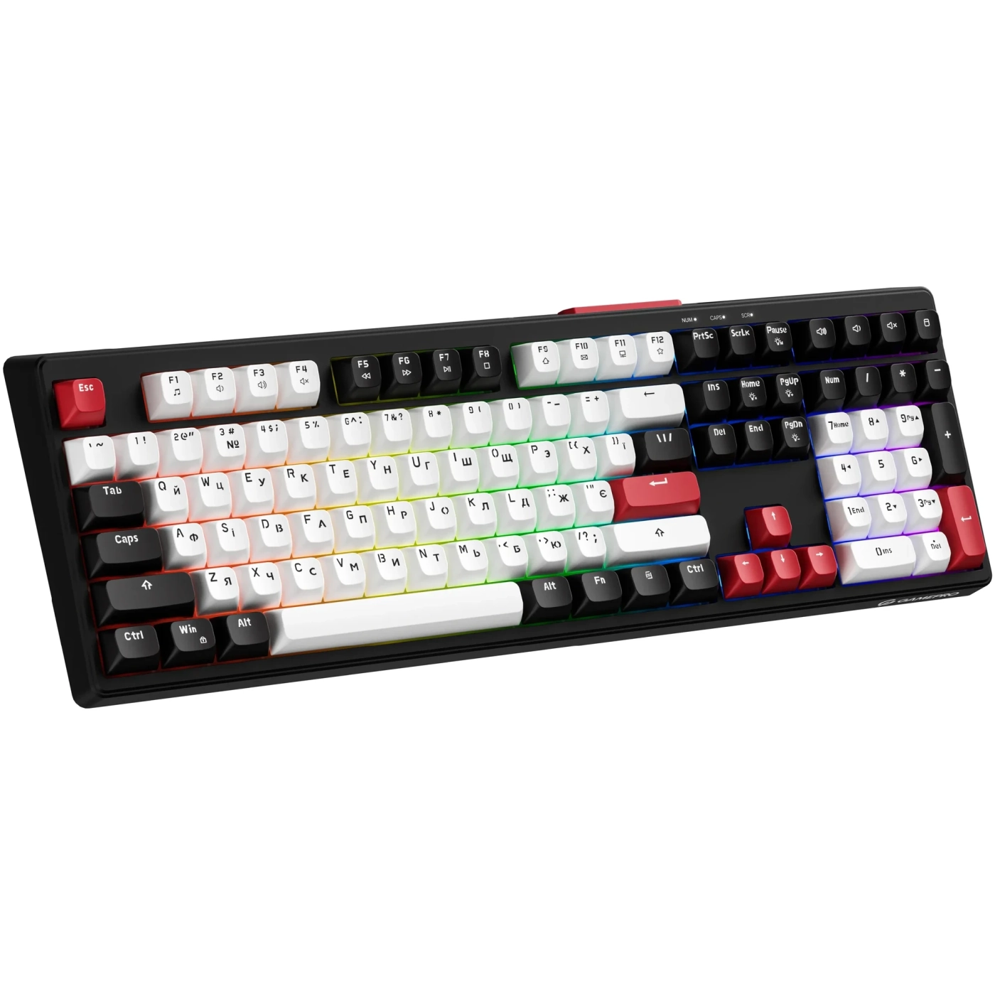 Купити Клавіатура GamePro GK650 Rainbow LED USB-C - фото 4