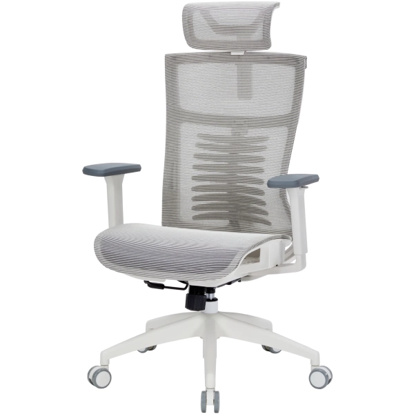 Купити Крісло офісне Officepro Balance OC620-W-LG-LG White/Light Gray - фото 2