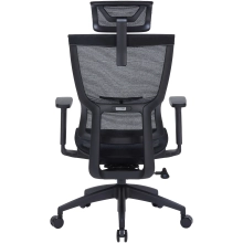 Купити Крісло офісне Officepro Elegant OC660-B-B-B Black - фото 4