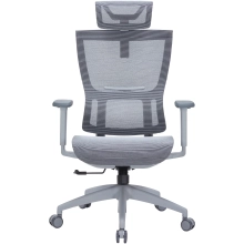 Купити Крісло офісне Officepro Elegant OC660-G-DG-DG Gray/Dark Gray - фото 1