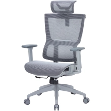 Купити Крісло офісне Officepro Elegant OC660-G-DG-DG Gray/Dark Gray - фото 2