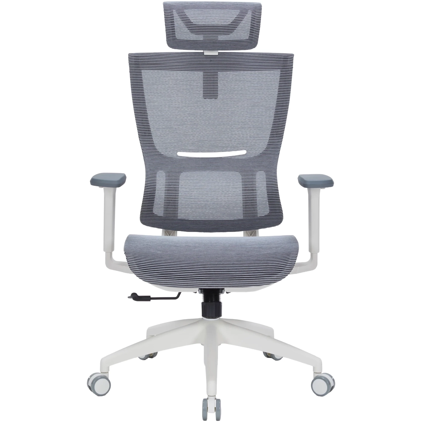 Купити Крісло офісне Officepro Elegant OC660-W-DG-DG White/Dark Gray - фото 1