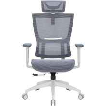 Купити Крісло офісне Officepro Elegant OC660-W-DG-DG White/Dark Gray - фото 1