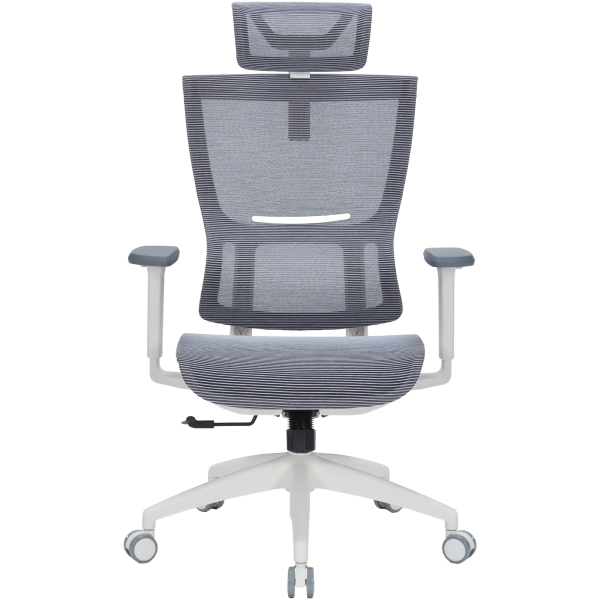 Купити Крісло офісне Officepro Elegant OC660-W-DG-DG White/Dark Gray - фото 1