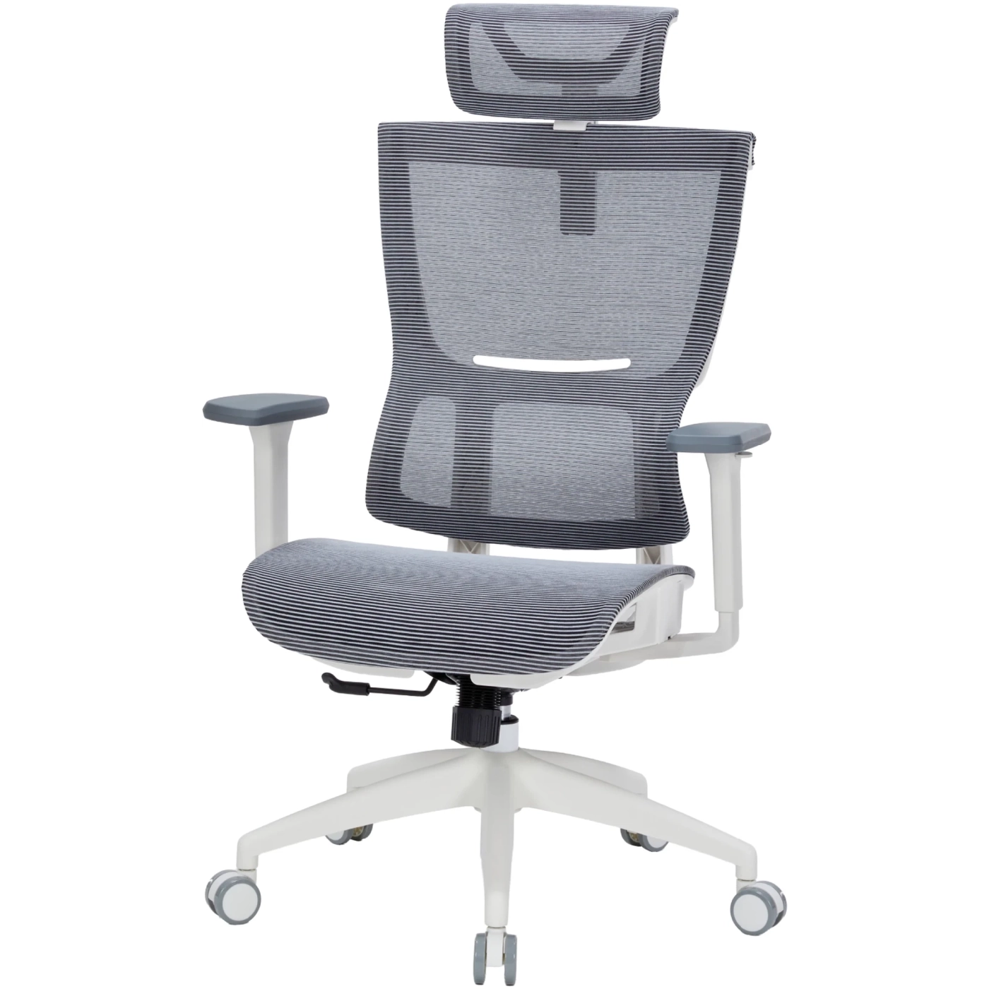 Купити Крісло офісне Officepro Elegant OC660-W-DG-DG White/Dark Gray - фото 2