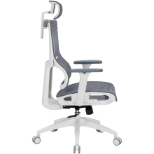 Купити Крісло офісне Officepro Elegant OC660-W-DG-DG White/Dark Gray - фото 4