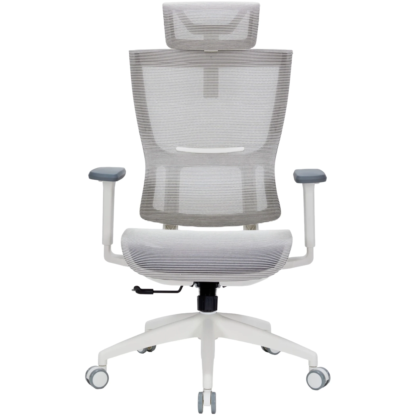 Купити Крісло офісне Officepro Elegant OC660-W-LG-LG White/Light Gray - фото 1