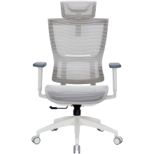 Купити Крісло офісне Officepro Elegant OC660-W-LG-LG White/Light Gray - фото 1