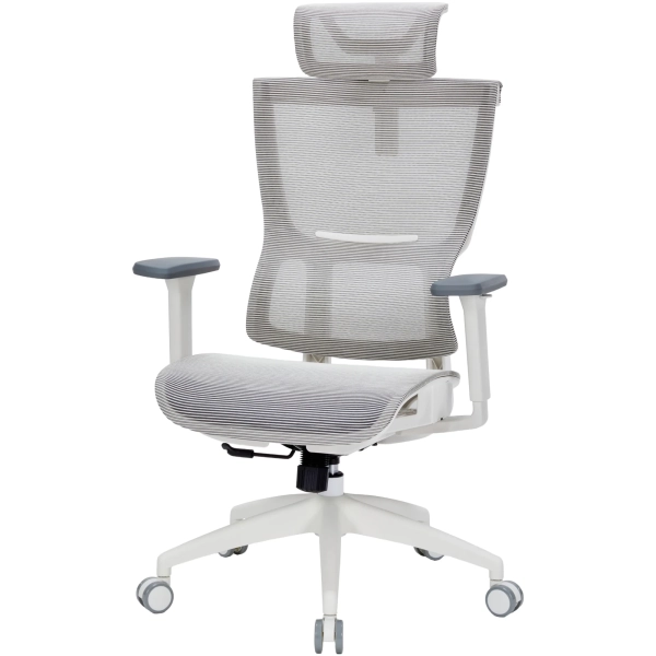 Купити Крісло офісне Officepro Elegant OC660-W-LG-LG White/Light Gray - фото 2