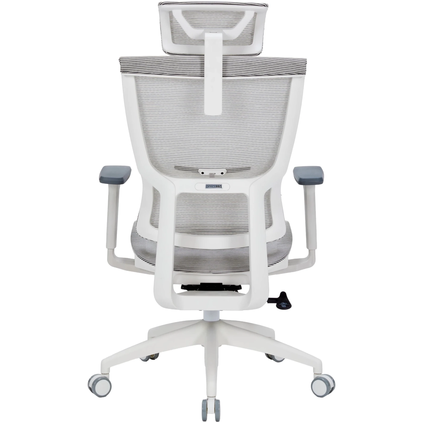 Купити Крісло офісне Officepro Elegant OC660-W-LG-LG White/Light Gray - фото 4