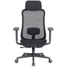 Купити Крісло офісне Officepro Wave OC670-B-B-B Black - фото 1