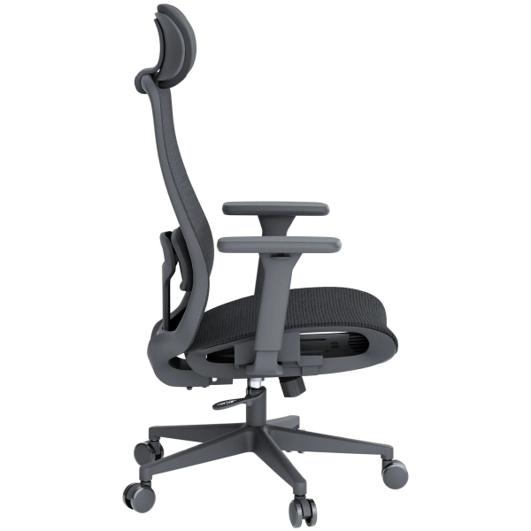 Купити Крісло офісне Officepro Wave OC670-B-B-B Black - фото 3