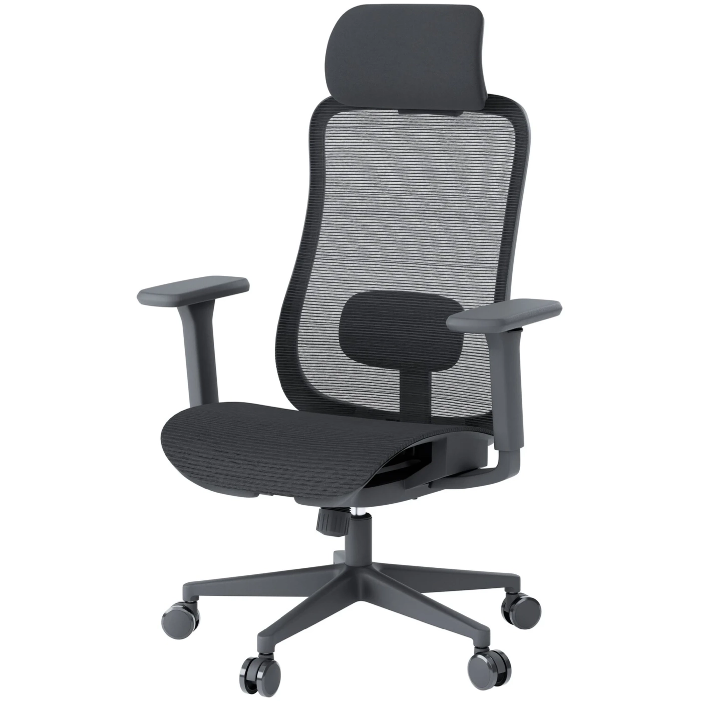 Купити Крісло офісне Officepro Wave OC670-B-B-B Black - фото 8