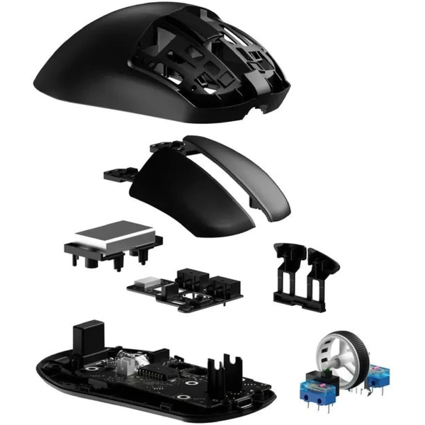 Купить Мышь GamePro Asgard Thor Wireless/Bluetooth/USB-C 1К charging dock Black (GM023B) - фото 4