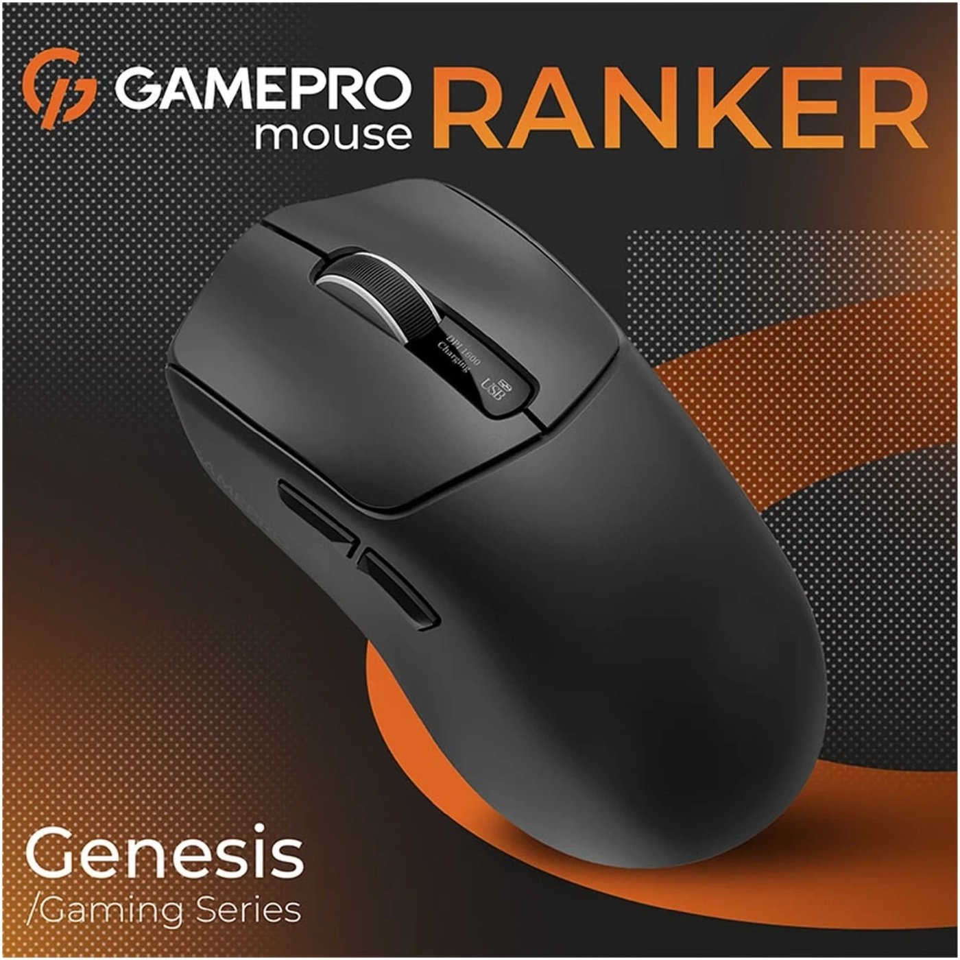 Купить Мышь GamePro Genesis Ranker Wireless/Bluetooth/USB Black (GM012B) - фото 5
