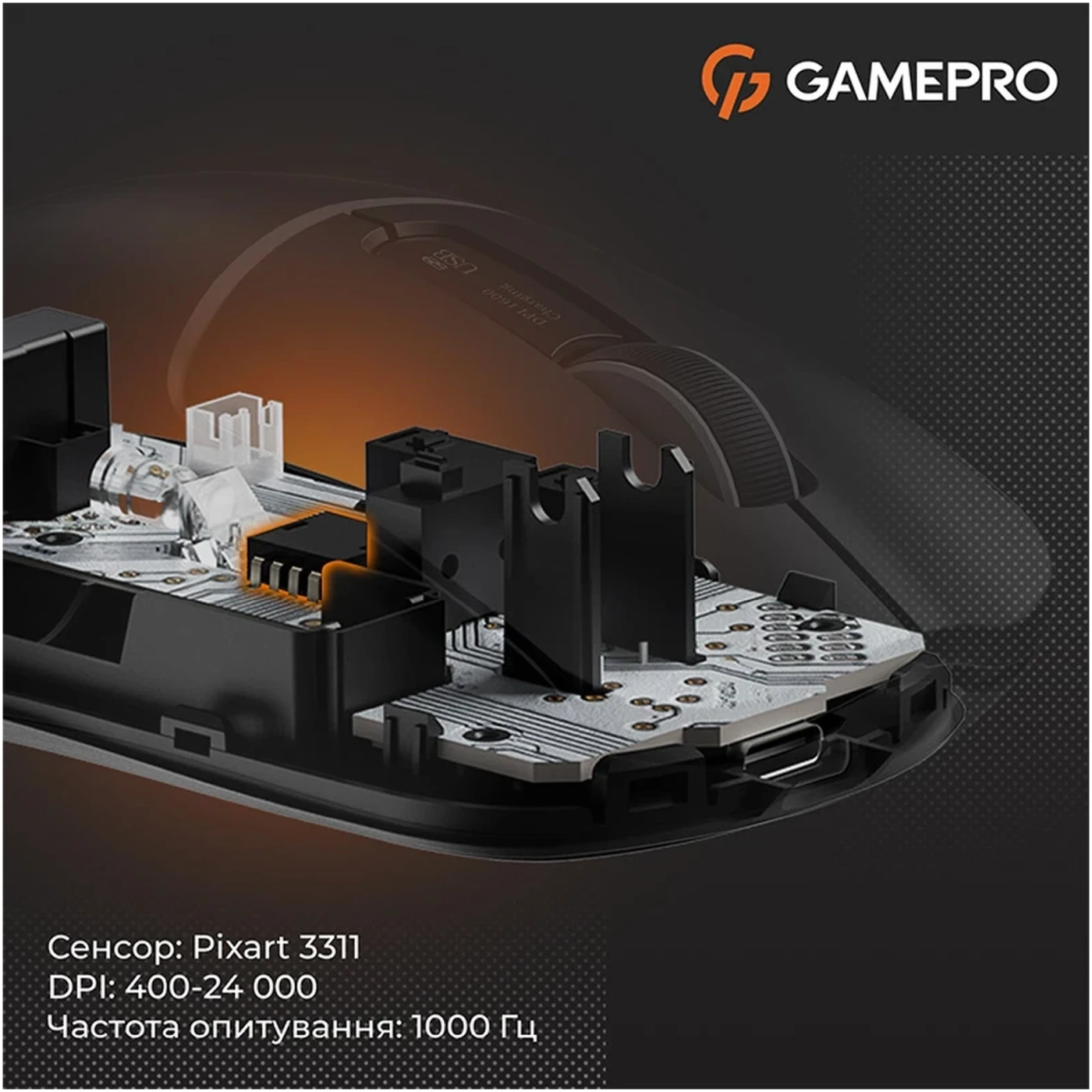 Купить Мышь GamePro Genesis Ranker Wireless/Bluetooth/USB Black (GM012B) - фото 7