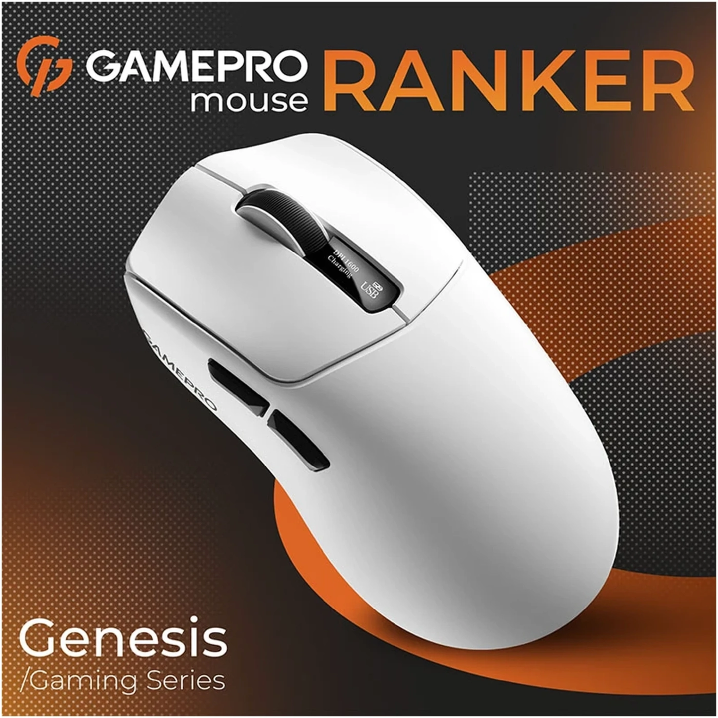 Купить Мышь GamePro Genesis Ranker Wireless/Bluetooth/USB White (GM012W) - фото 5