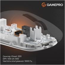 Купить Мышь GamePro Genesis Ranker Wireless/Bluetooth/USB White (GM012W) - фото 7