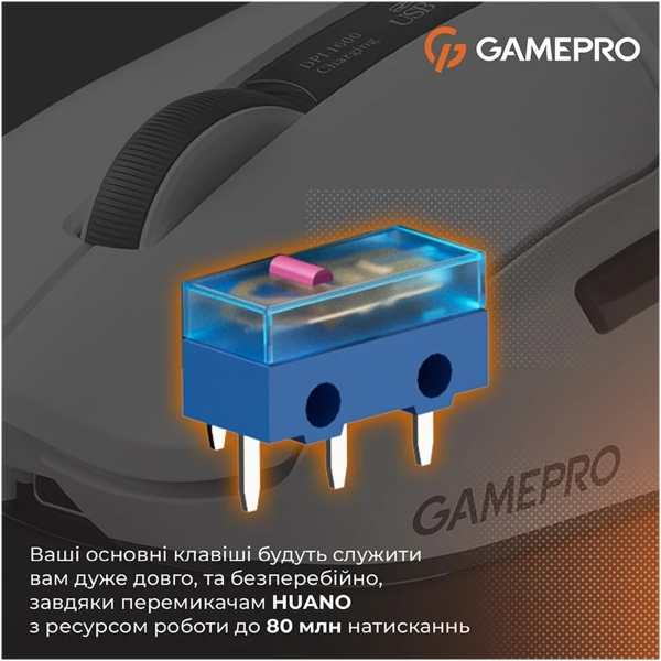 Купить Мышь GamePro Genesis Ranker Wireless/Bluetooth/USB White (GM012W) - фото 9
