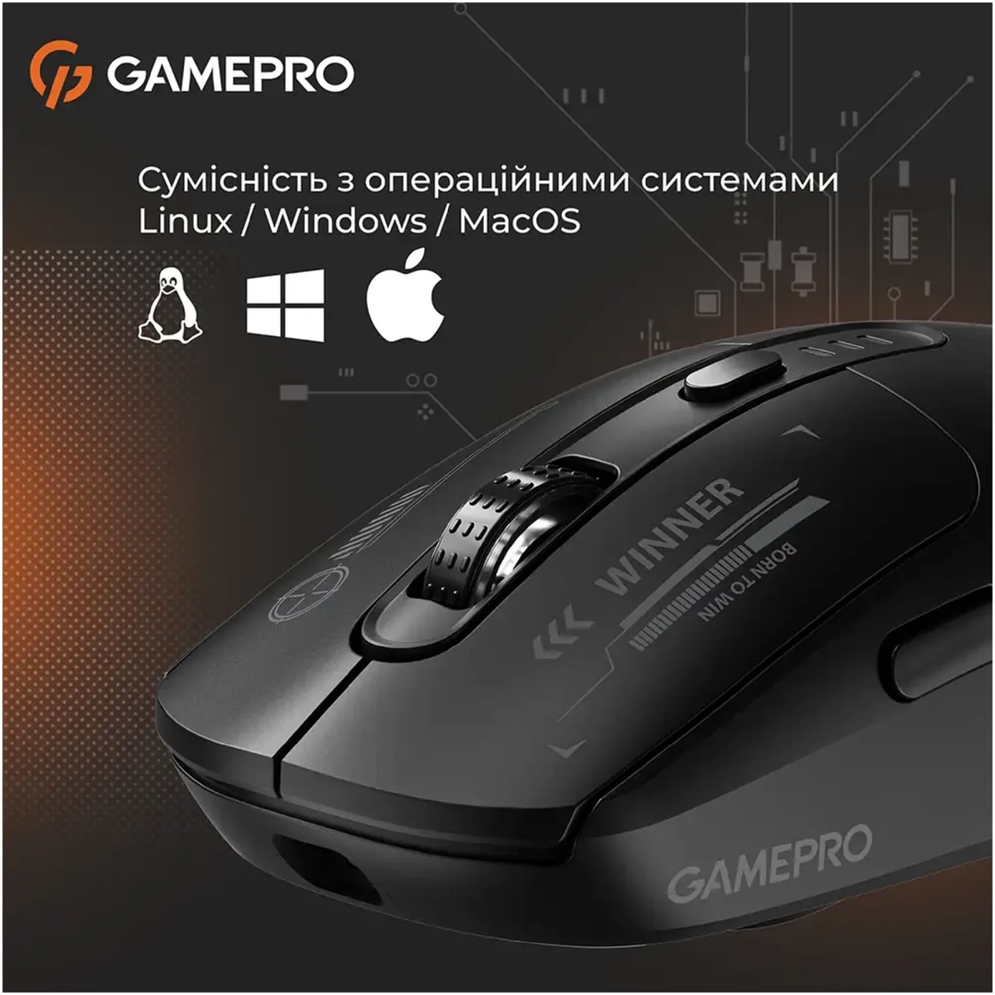 Купити Мишка GamePro Genesis Winner Wireless/Bluetooth/USB Black (GM079B) - фото 9
