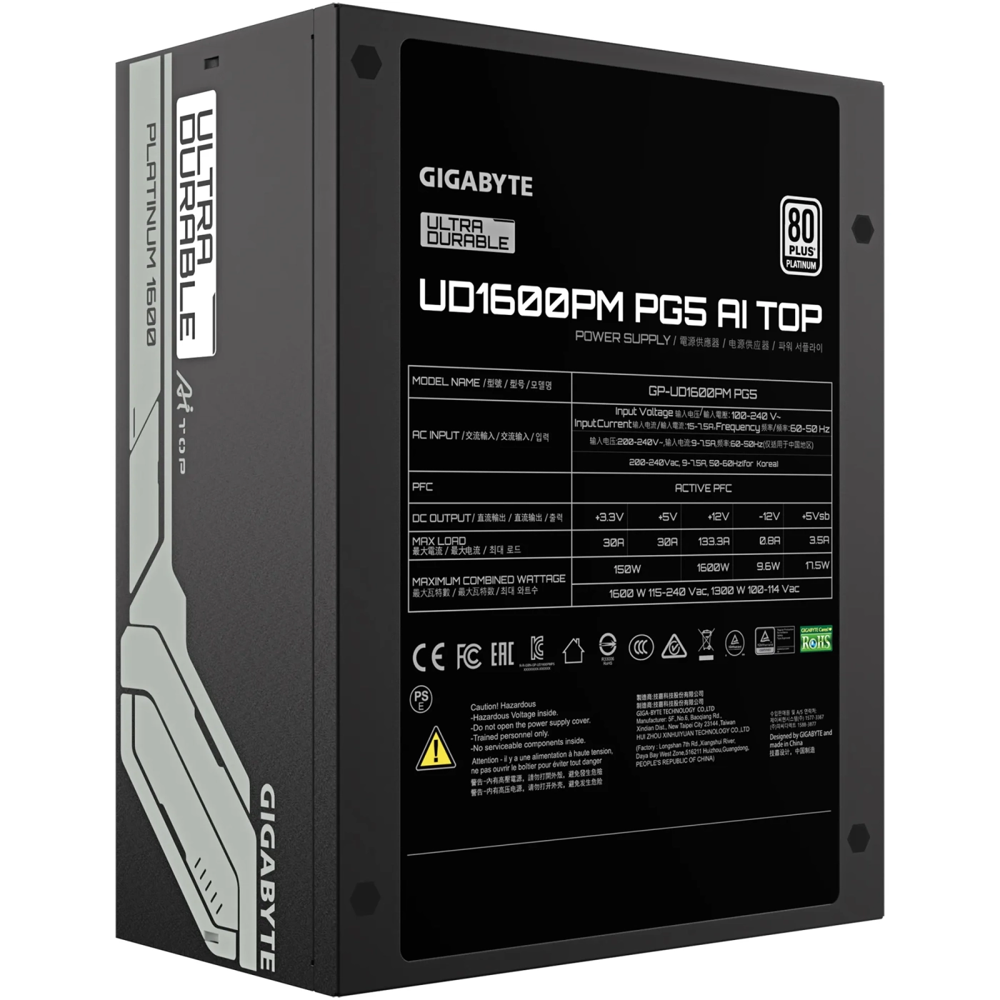 Купити Блок живлення GIGABYTE UD1600PM PG5 - фото 5