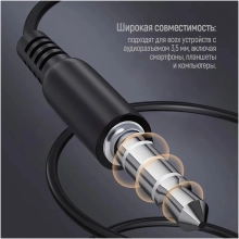 Купить Наушники ColorWay 3.5mm Wired Earphone UrbanBeat Black (CW-WD03BK) - фото 4