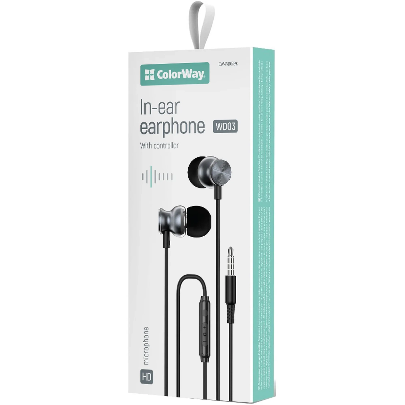 Купить Наушники ColorWay 3.5mm Wired Earphone UrbanBeat Black (CW-WD03BK) - фото 12