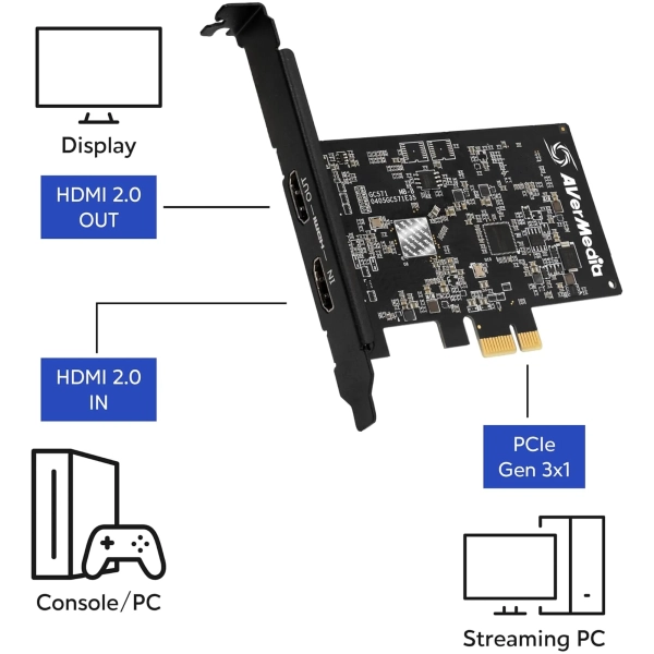 Купити Карта захоплення відео AVerMedia GC571 Live Streamer ULTRA HD (61GC571000BF) - фото 4