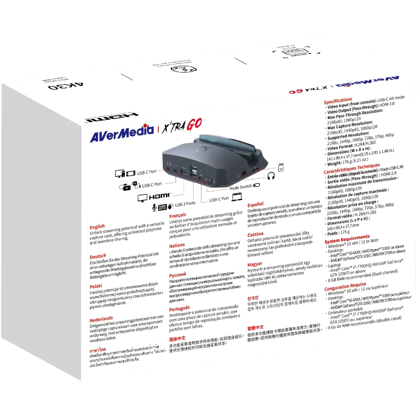 Купити Пристрій захоплення відео AverMedia GC515 X'TRA GO Black (61GC515000AS) - фото 6